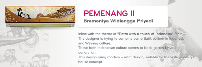 Pemenang II LG Design Competition Kategori AC - Bramantya Widiangga Priyadi