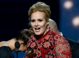Adele accepts the Best Pop Solo Performance GRAMMY at the 55th Annual GRAMMY Awards on Feb. 10 in Los Angeles