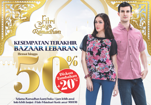 Bazaar Lebaran di Matahari Department Store