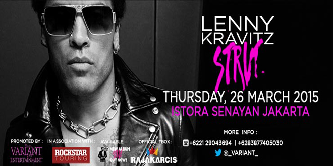 Lenny Kravitz Strut World Tour Live in Jakarta 2015