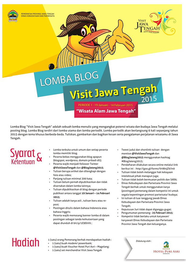 Lomba Blog Visit Jawa Tengah 2