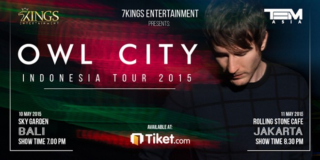 Owl City Indonesia Tour 2015