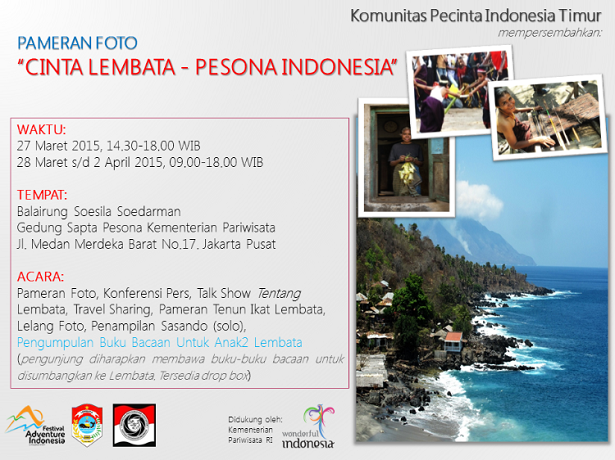 Pameran Foto “Cinta Lembata-Pesona Indonesia”
