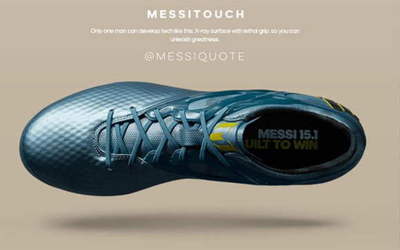 Messi's Shoes For Final Champion2