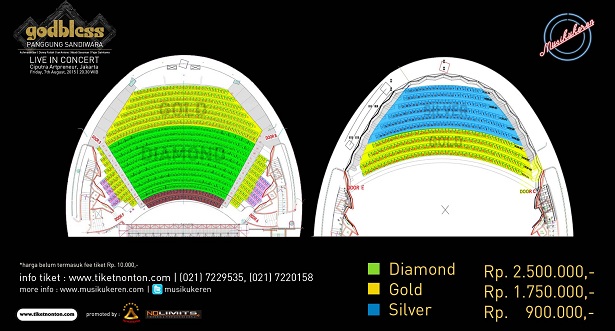 GodBless Panggung Sandiwara Seatplan