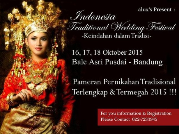 Indonesia Traditional Wedding Festival 2015